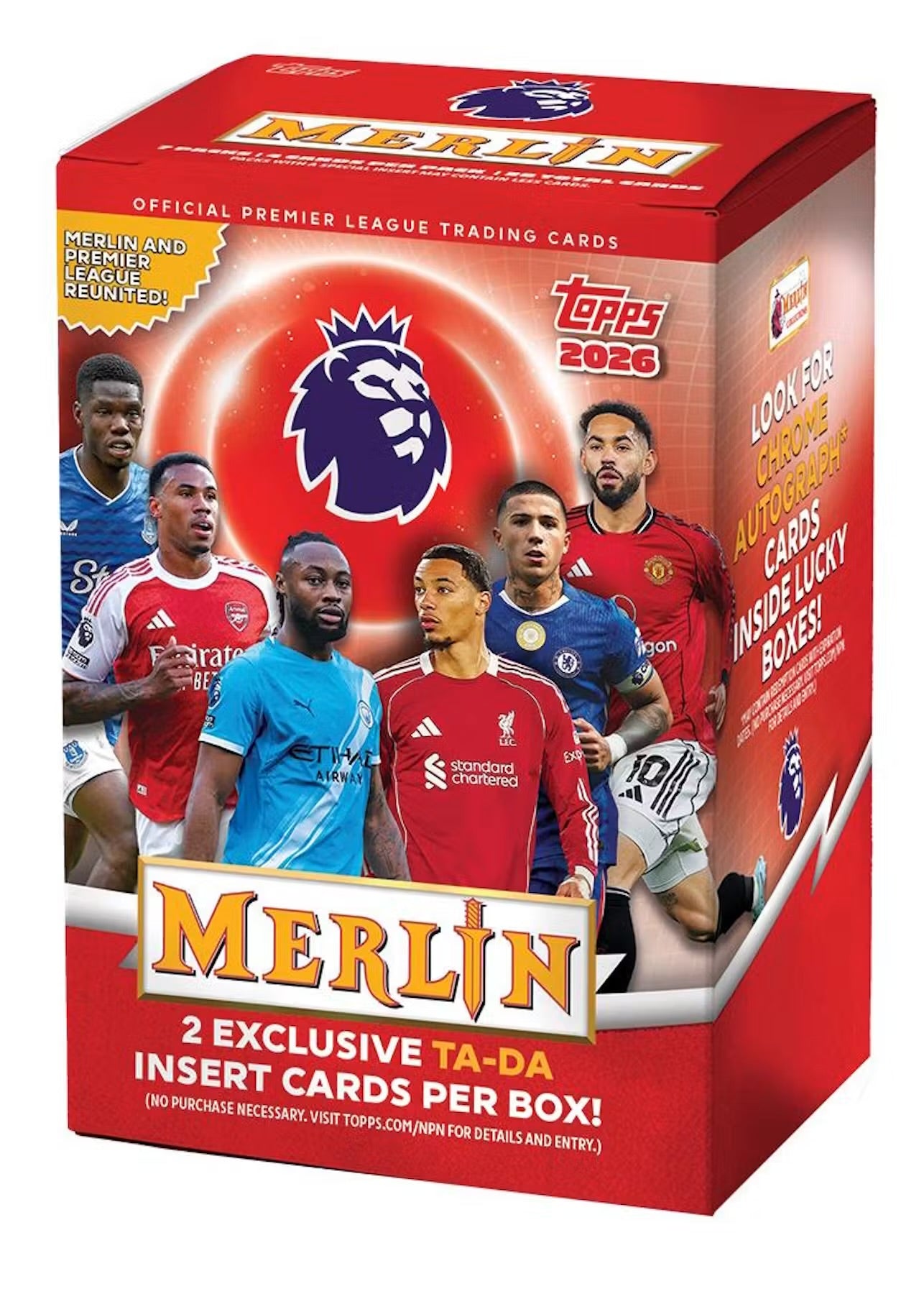 2026 Topps Merlin Premier League Blaster Box